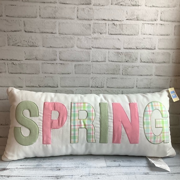 Spring Time Pastel Spring Pillow - Picture 1 of 4